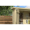 Abri de jardin en bois LASITA KENT 1.2 - 1.08m² (13mm)  finition NATURELLE
