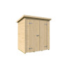 Abri de jardin en bois LASITA KENT 2.2 - 1.97m² (13mm)  finition NATURELLE