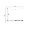 Abri de jardin en bois LASITA Domeo 8 – 19,22 m² – 44 mm – Gris Anthracite