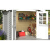 Abri de jardin en bois LASITA INGO 175 - 3.80m² (28mm)  GRIS CLAIR