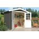 Abri de jardin en bois LASITA INGO 175 - 3.80m² (28mm)  GRIS VERT