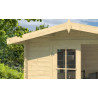 Abri de jardin en bois LASITA BALTIMORE - 6.43m² (28mm)  finition NATURELLE