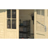 Abri de jardin en bois LASITA BALTIMORE - 6.43m² (28mm)  finition NATURELLE