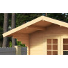 Abri de jardin en bois LASITA VILJANDI 34 - 8.60m² (34mm)  finition NATURELLE