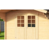 Abri de jardin en bois LASITA VILJANDI 34 - 8.60m² (34mm)  finition NATURELLE