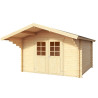 Abri de jardin en bois LASITA VILJANDI 34 - 8.60m² (34mm)  finition NATURELLE