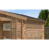 Abri de jardin en bois LASITA NORAH 230 - 6,05m² (28mm)  AUTOCLAVE BRUN