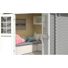 Abri de jardin en bois LASITA NORAH 230 - 6,05m² (28mm)  GRIS CLAIR