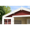 Abri de jardin en bois LASITA NORAH 230 - 6,05m² (28mm)  ROUGE SUEDOIS
