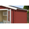 Abri de jardin en bois LASITA NORAH 230 - 6,05m² (28mm)  ROUGE SUEDOIS