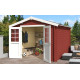 Abri de jardin en bois LASITA NORAH 275 - 7,26m² (28mm) ROUGE SUEDOIS