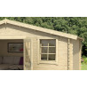 Abri de jardin en bois LASITA UDO 300 - 13.97m² (28mm)  Finition NATURELLE