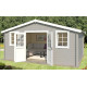 Abri de jardin en bois LASITA UDO 300 - 13.97m² (28mm)  GRIS CLAIR