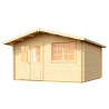 Abri de jardin en bois LASITA NORDERNEY 3 - 14.59 m² (40mm)  finition NATURELLE