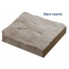 Pavé pierre reconstituée Blanc nuancé 2,5