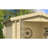 Abri de jardin en bois LASITA INGO 230 - 5,04m² (28mm)  finition NATURELLE