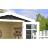 Abri de jardin en bois LASITA INGO 230 - 5,04m² (28mm)  GRIS ANTHRACITE