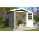 Abri de jardin en bois LASITA INGO 230 - 5,04m² (28mm)  GRIS VERT