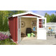 Abri de jardin en bois LASITA INGO 230 - 5,04m² (28mm)  ROUGE SUEDOIS