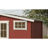 Abri de jardin en bois LASITA WASHINGTON - 17.57m² (28mm)  ROUGE SUEDOIS
