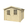 Abri de jardin en bois LASITA NINA 175 - 4.56m² (28mm)  finition NATURELLE