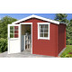 Abri de jardin en bois LASITA NINA 175 - 4.56m² (28mm)  ROUGE SUEDOIS