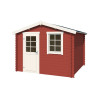 Abri de jardin en bois LASITA NINA 175 - 4.56m² (28mm)  ROUGE SUEDOIS