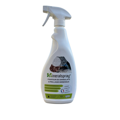 Fixateur Graviers et copeaux de bois Mineralspray Spray - pulvérisateur 750 ml pour 2 m²