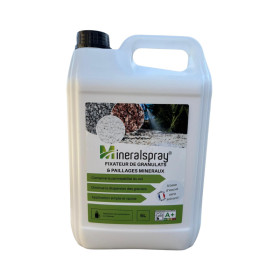 Fixateur Graviers et copeaux de bois Mineralspray Spray - Bidon 5 L pour 15 m²