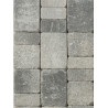 Pavé en béton vieilli multiformat nuancé gris épaisseur 6cm - 1m²