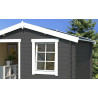 Abri de jardin en bois LASITA NINA 230 - 6.05m² (28mm)  GRIS ANTHRACITE