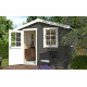 Abri de jardin en bois LASITA NINA 230 - 6.05m² (28mm)  GRIS VERT