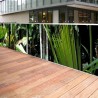 Brise vue de jardin en polyester décor Jungle 500 x 100 cm