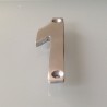 Numéro de Rue à Visser Aluminium 10 x 4 cm N°1