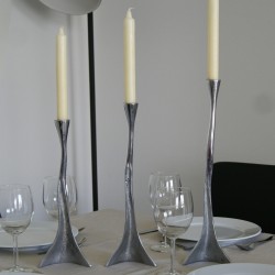 Chandelier aluminium creux