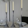Chandelier aluminium creux