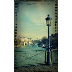 Poster géant suspendu PONT DES ARTS