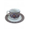 Tasse pour petit déjeuner en porcelaine 5 cl, blanche