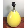 Pied de lampe en terre cuite ovale