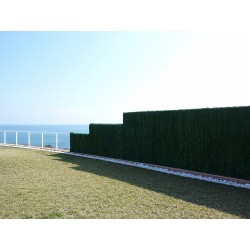 Haie artificielle de jardin en PVC 110 brins 300 x 100 cm