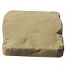 Pavé de terrasse en pierre reconstituée à coller 16 x 16 x 2,5 cm camel nuancé