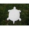 Pas japonais de jardin en pierre reconstituée animaux tortue blanc 30 x 28 x 3 cm