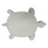 Pas japonais de jardin en pierre reconstituée animaux tortue blanc 30 x 28 x 3 cm