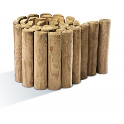 Bordure de jardin en bois à planter 200 x 3,5 x 40 cm