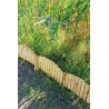Bordure de jardin en bois à planter arc 55 x 2,5 x 40 cm