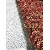 Bordure de jardin en tôle métallique zinguée droite 118 x 0,2 x 13 cm