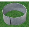 Bordure de jardin en tôle métallique zinguée circulaire flexible d.20 cm