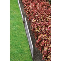 Bordure de jardin en acier 118 x 1 x 13 cm