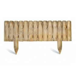 Bordure de jardin en bois Québec 100 x 3,5 x 50 cm