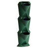 Jardinière en polypropylène Mini-Garden Corner 17 x 17 x 30 cm vert